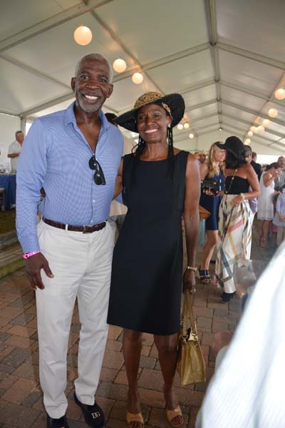 Dan Gasby and B. Smith. Photo by: Rose Billings/Blacktiemagazine.com