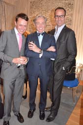 Roric Tobin, Geoffrey Bradfield, and John Smiroldo. Photo by: Rose Billings/Blacktiemagazine.com