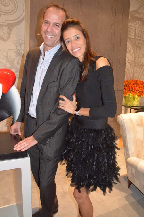John Smiroldo and his lovely wife. Photo by: Rose Billings/Blacktiemagazine.com