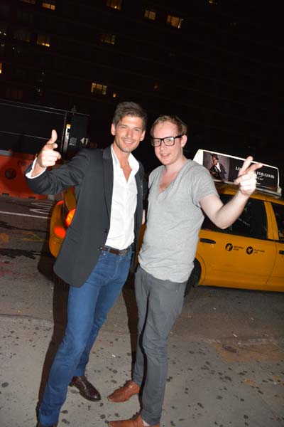 Alain Remise and Michael. Photo by: Rose Billings/Blacktiemagazine.com