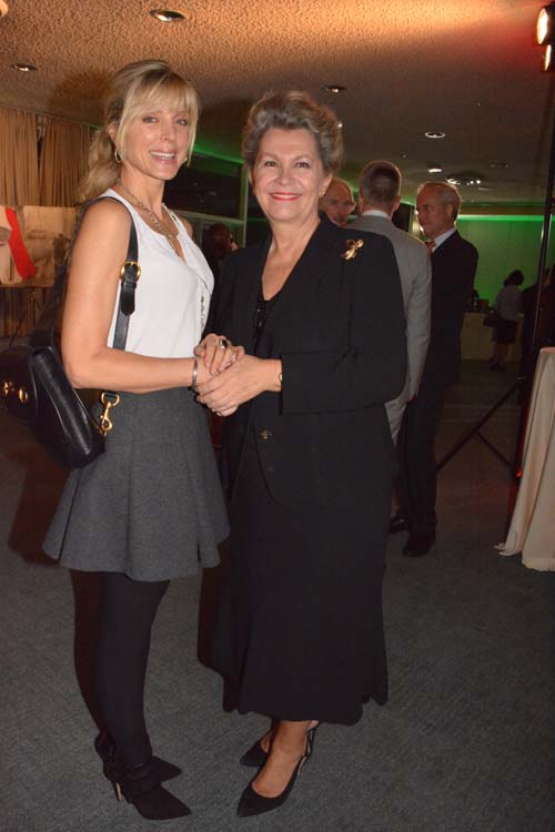 Marla Maples Trump and the most Lovely Ambassador H.E. Ambassador Katalin Annamaria Bogyay Permanent Representative of Hungary. Photo by: Rose Billings/Blacktiemagazine.com