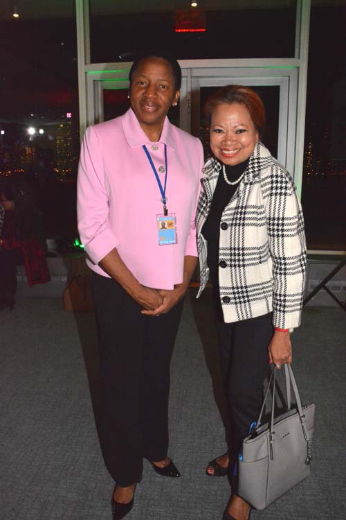 Penelope Beckles and Aurora Aquino . Photo by: Rose Billings/Blacktiemagazine.com