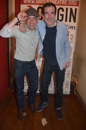 Amazing Director Tony Delvin,and Brilliant super actor Ciaran Nolan. Photo by: Rose Billings/Blacktiemagazine.com