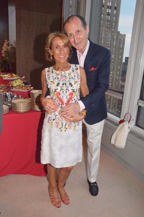 Foreign Press Association President David P. Michaels and his lovely wife. Photo by: Rose Billings/Blacktiemagazine.com