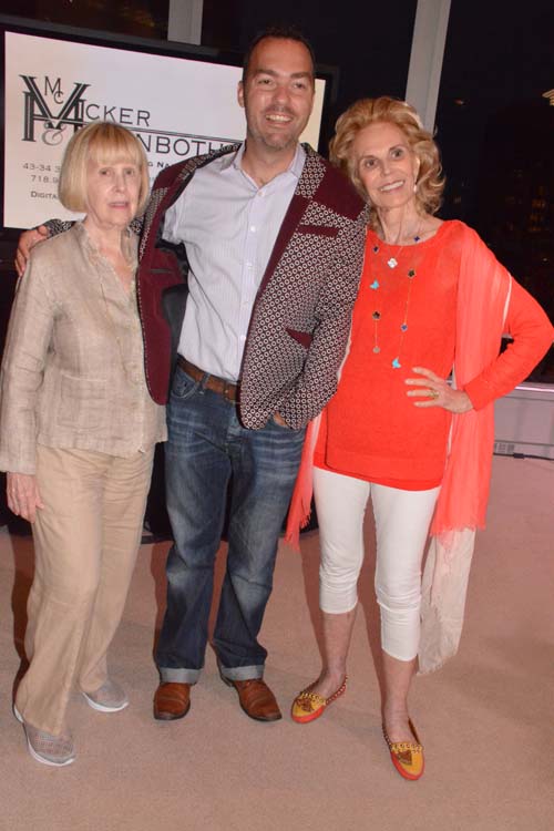 Patti Printz,, Performing Arts Director Erwin Maas and Board Member Tina Flaherty. Photo by: Rose Billings/Blacktiemagazine.com