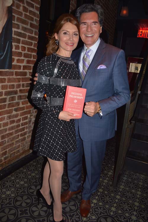 Jean Shafiroff and Ernie Anastos . Photo by: Rose Billings/Blacktiemagazine.com
