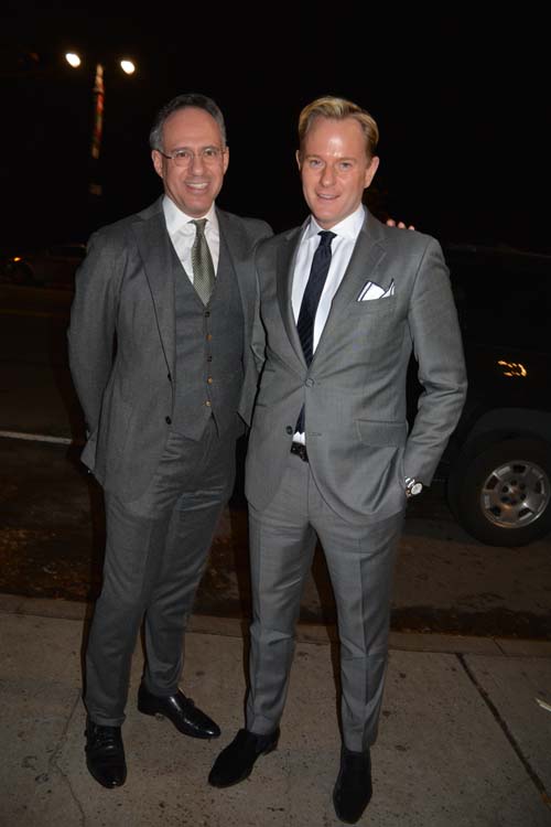 Andrew Saffir (Cinema Society) and Daniel Benedict, (Beautiful Souls) at Fourth Universalist Society.  Photo by:  Rose Billings/Blacktiemagazine.com