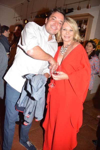 Jimmy Fallon and Suzanne LaFleur. Photo by: Rose Billlings/Blacktiemagazine.com