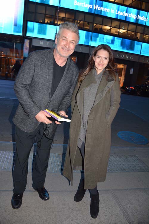 Alec Baldwin with his lovely wife Hilaria Baldwin. Photos by: Rose Billings/Blacktiemagazine.com