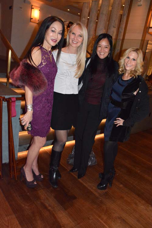 Lucia Hwong Gordon, Sara Herbert Galloway, Cassandra Seidenfeld and Randi Schatz. Photo by: Rose Billings/Blacktiemagazine.com