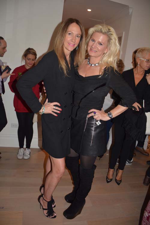Sara Johnson Kaplan and Margo Manhattan.  Photo by:  Rose Billings/Blacktiemagazine.com