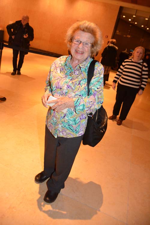 Dr. Ruth Westheimer. Photo by: Rose Billings/Blacktiemagazine.com