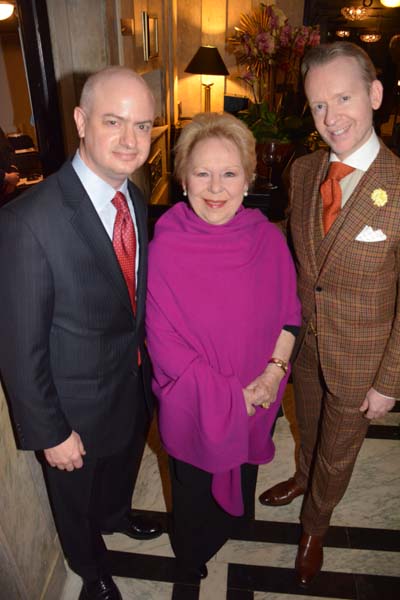 Roger Wight Governor and Music Committee Chair ,Renata Scotto and David Zyla Fashion Committee. Photo by: Rose Billings/Blacktiemagazine.com