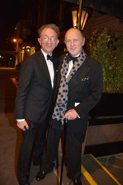 William Ivey Long and Mario Buatta. Photo by: Rose Billings/Blacktiemagazine.com