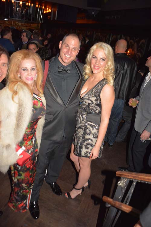 Joy Marks, Steve Eichner and his girlfriend Daniela Kirsch.  Photo by:  Rose Billings/Blacktiemagazine.com