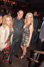 Joy Marks, Steve Eichner and his girlfriend Daniela Kirsch . Photo by: Rose Billings/Blacktiemagazine.com