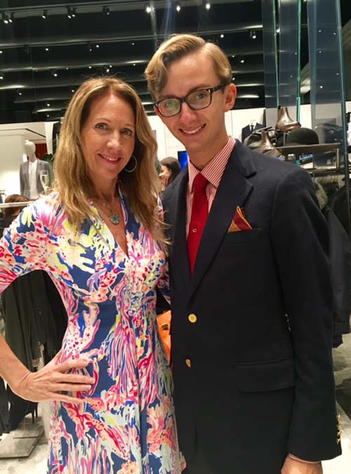 Sara Johnson Kaplan and Cole Rumbough. Photo by: Rose Billings/Blacktiemagazine.com