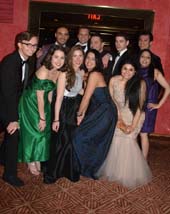 Cole Rumbough and friends. Photo by: Rose Billings/Blacktiemagazine.com