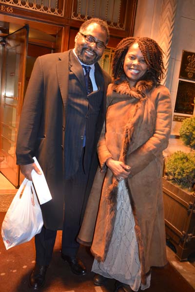 Erich Walker and Tina Davis. Photo by: Rose Billings/Blacktiemagazine.com