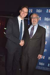 Erik Bottcher and Former Congressman Barney Frank. Photo by: Rose Billings/Blacktiemagazine.com