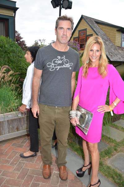  Justin Mitchell (Social Life Magazine) and Randi Schatz (Avenue Magazine).  Photo by:  Rose Billings/Blacktiemagazine.com