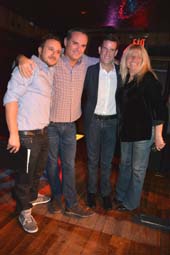 Mario Priola, PJ Mcateer, Ian Reisner, Robin Byrd. Photo by: Rose Billings/Blacktiemagazine.com