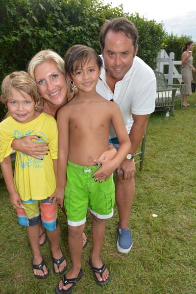 Nicholas, Aubrey, Alexander & Joe Daniels . Photo by: Rose Billings/Blacktiemagazine.com