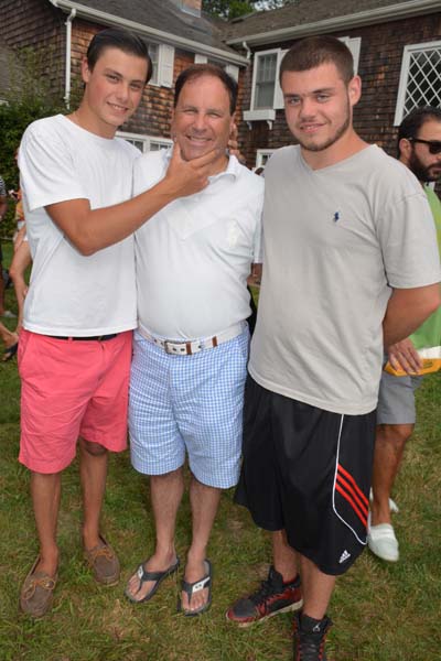 Alexander Leach, Dad James Leach and Jonathan Leach. Photo by: Rose Billings/blacktiemagazine.com