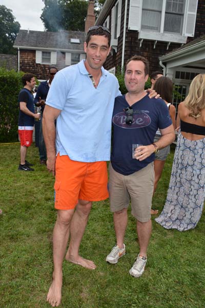 Nick Loeb with Co - host Chris Barish.. Photo by: Rose Billings/Blacktiemagazine.com