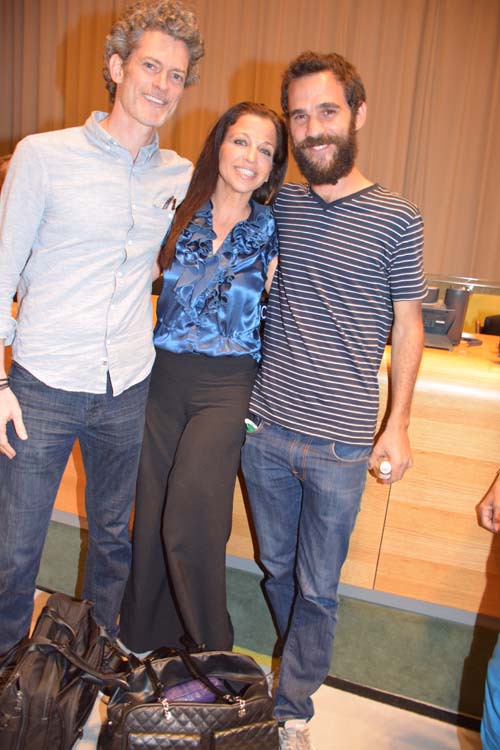 Peter Twyman, Wendy Diamond and Kutiman.  Photo by: Rose Billings/Blacktiemagazine.com