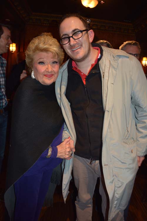 Marilyn Maye and Nick Raynes . Photo by: Rose Billings/Blacktiemagazine.com