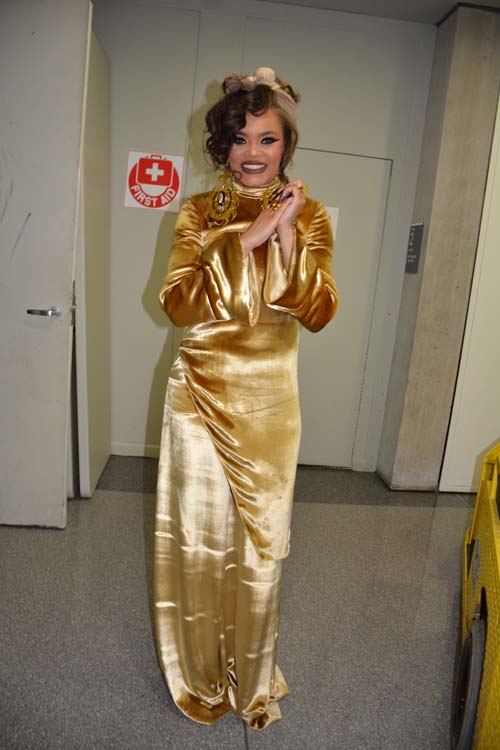 Andra Day launches her new Hit Amen at New York International Auto Show. Photo by: Rose Billings/Blacktiemagazine.com