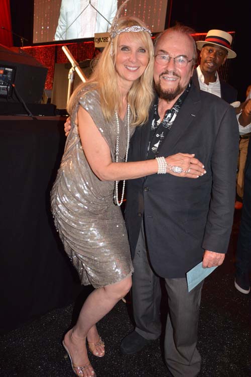 Sara Herbert Galloway and James Lipton. Photo by: Rose Billings/Blacktiemagazine.com