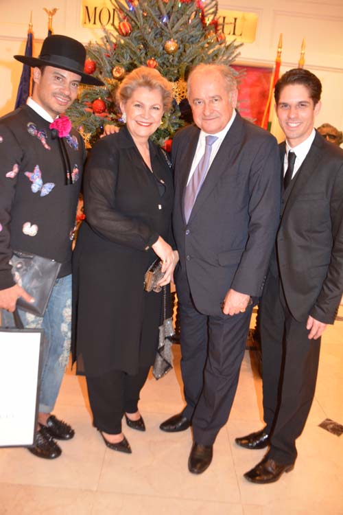 Victor dE Souza, Ambassador Katalin Bogyay, Dr. tamas Lorinczy, and Adam Bonez. Photo by: Rose Billings/Blacktiemagazine.com
