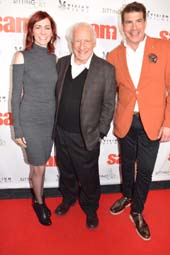 Carrie Preston, Mel Brooks and Bryan Batt . Photo by: Rose Billings/Blacktiemagazine.com