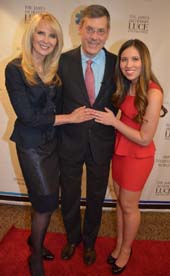 Sara Herbert Galloway, Jim Luce and Alana Galloway (Honoree). Photo by: Rose Billings/Blacktiemagazine.com
