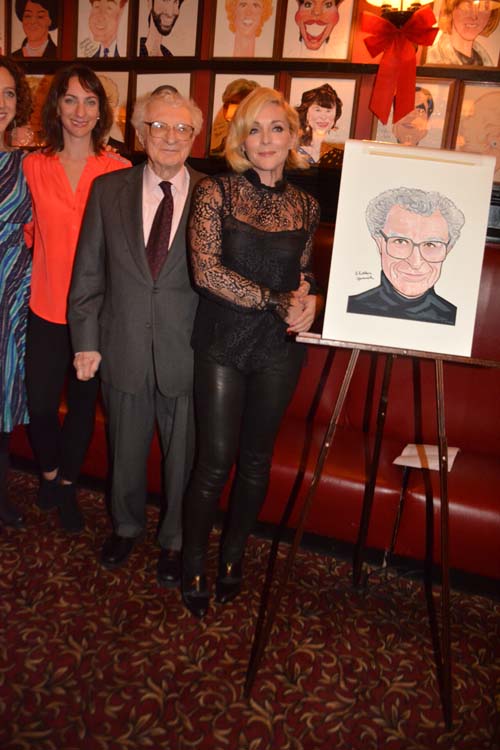 Sheldon Harnick and Jane Krakowski .  Photo by:  Rose Billings/Blacktiemagazine.com
