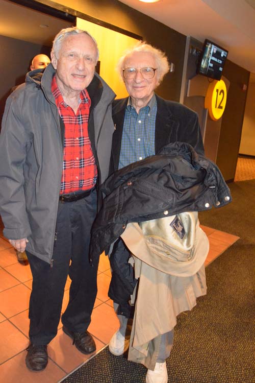 Donald Billings and Sheldon Harnick. Photo by: Rose Billings/Blacktiemagazine.com