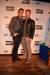 Scott Nevins and Eric Michael Krop. Photo by: Rose Billings/Blacktiemagazine.com
