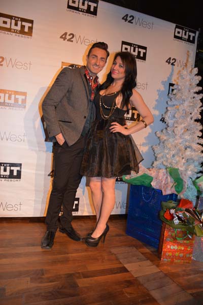 Scott Nevins (Host) and Marisa Hebert...Thank You!.  Phoot by:  Rose Billings/Blacktiemagazine.com