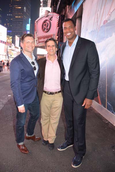 Branson Green (producer The Help) Seth Rudetsky, NBA Jason Collins. Photo by: Rose Billings/Blacktiemagazine.com