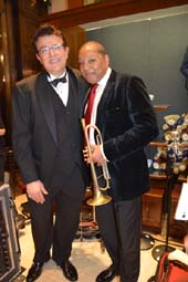 Vince Giordano's Night Hawks and Wynton Marsalis . Photo by: Rose Billings/Blacktiemagazine.com