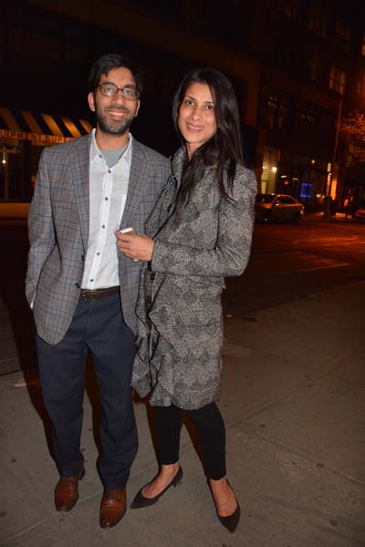 Rita Singh Pande and her husband. Photo by: Rose Billings/Blacktiemagazine.com