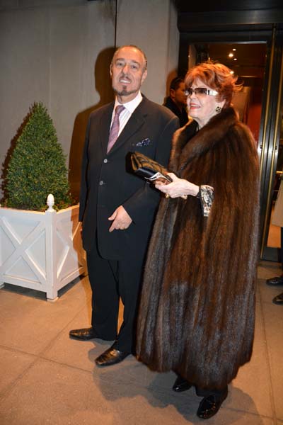 Marc Rosen and his wife Arlene Dahl . Photo by: Rose Billings/Blacktiemagazine.com