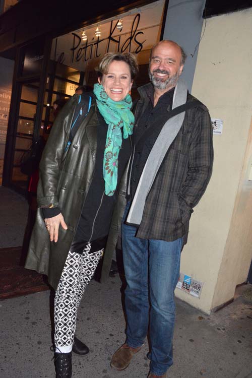 Candy Huffman and Scott Adsit . Photo by: Rose Billings/Blacktiemagazine.com