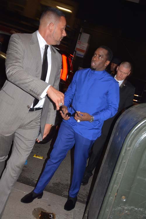 Sean "Puff Daddy" (Can't Stop Won't Stop The Bad Boy Story) after Beacon Theatres. Photo by: Rose Billings/Blacktiemagazine.com