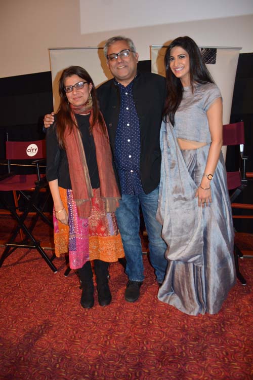 Director Alankrita Shrvastava Lipstick Under My Burka, Aseem Chhabra, and Actress Aahana Kumra. Photo by: Rose Billings/Blacktiemagazine.com