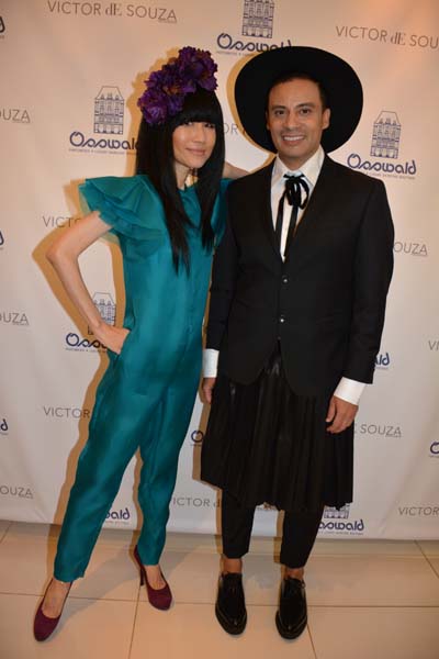 Chiu-Ti Jansen and Victor dE Souza. Photo by: Rose Billings/Blacktiemagazine.com