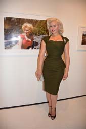 Gia Genevieve and photo of Marilyn. Photo by: Rose Billings