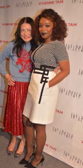 Vivienne Tam and Christine Jackson . Photo by: Rose Billings/Blacktiemagazine.com